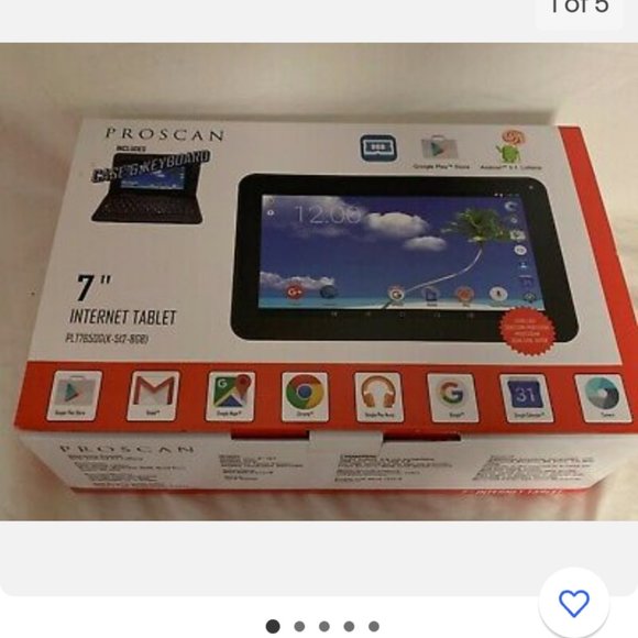 PROSCAN tablet with case and physical keyboard - Picture 3 of 5